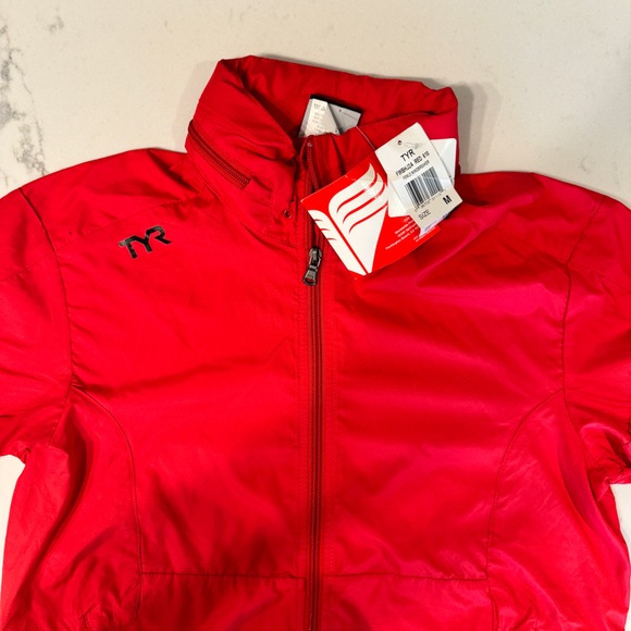 TYR Women's Red Windbreaker Jacket - Size M, New with Tags - Picture 3 of 5